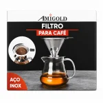 Filtro para Caf� em A�o Inox Amigold