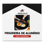 Frigideira de Alum�nio com 3 Divis�rias Amigold