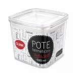 Pote Herm�tico Trava F�cil Clink 520ml