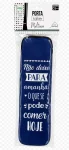 Porta Talher Multiuso Azul Estampado