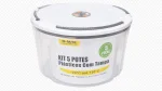 Kit com 5 Potes Pl�sticos com Tampa