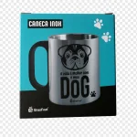 Caneca Inox BrasFoot A Vida � Melhor com o Meu Dog