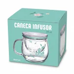 Caneca com Infusor e Tampa 