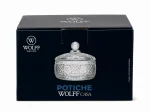 Potiche de Cristal com Tampa Wolff Casa