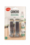 Gancho Adicional Inox CLINK - Kit com 2 unidades