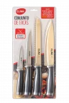 Conjunto de Facas CLINK Linha Chef � A�o Inox