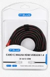 Cabo HDMI 20 Metros IT-Blue 1.4 com Malha Refor�ada Full HD