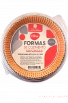Forma Descart�vel Redonda Clink 20 cm x 4,5 cm | 50 Unidades