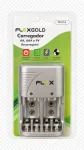 Carregador Inteligente Flexgold para Pilhas Recarreg�veis com Desligamento Autom�tico