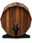 Barril Dispenser Porta-Bebidas R�stico de Mesa com Torneira