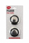 Conjunto de  2 Puxadores de Reposi��o para Tampas de Vidro e Metal Clink