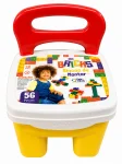 Cadeirinha com Blocos de Constru��o Bricks 56 Pe�as