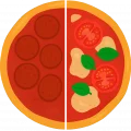 Pizza Média 2 Sabores