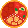Pizza Grande 3 Sabores