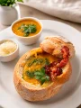 Caldo de Cabotia com Frango