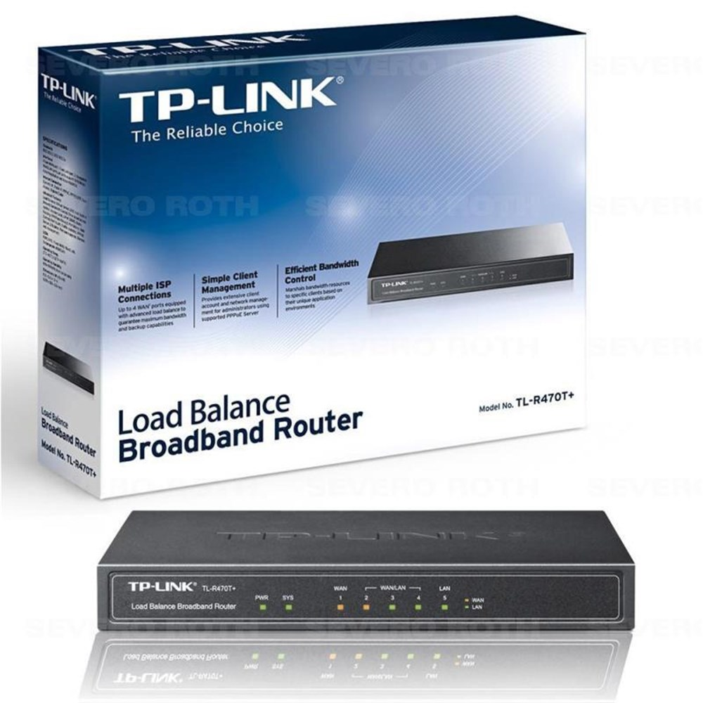 Roteador Tp-Link Tl-Wr470T+ Router Broadband Load Balance