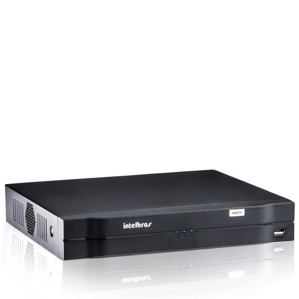 DVR Intelbras CFTV Gravador Digital de Audio e Video 8 Canais MHDX 1208 Tribrido