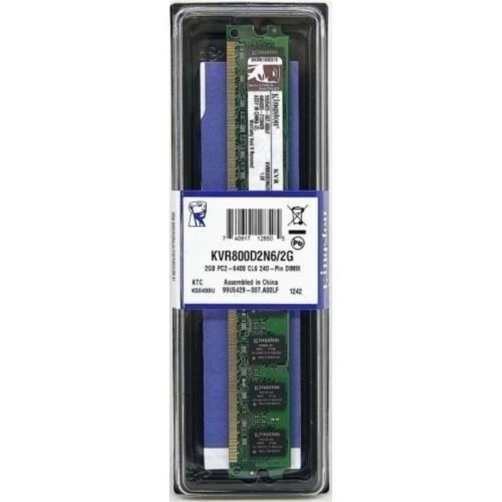 Memoria para Desktop DDR2 2GB 800Mhz Kingston