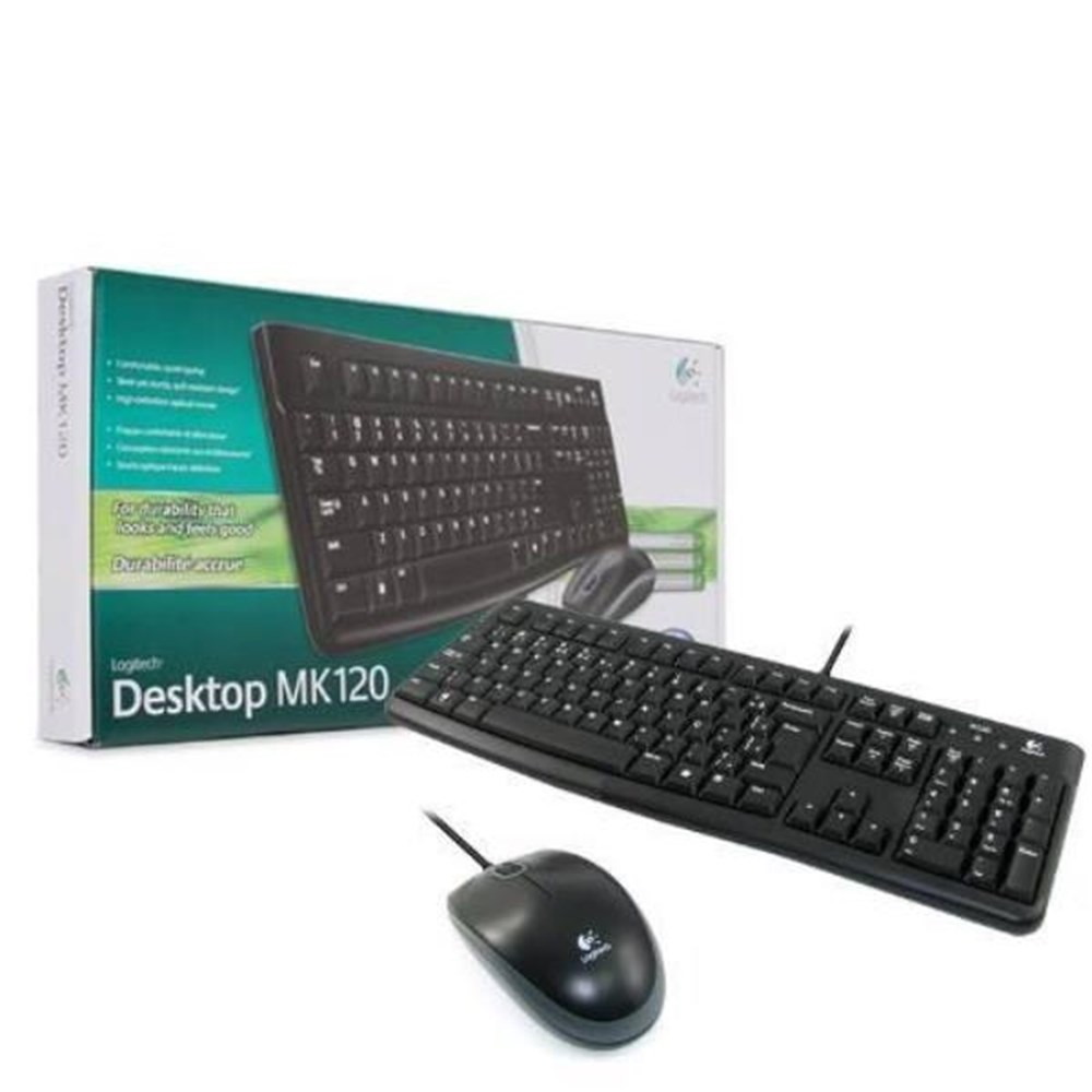 Teclado e Mouse USB Logitech MK120 - 920-004429