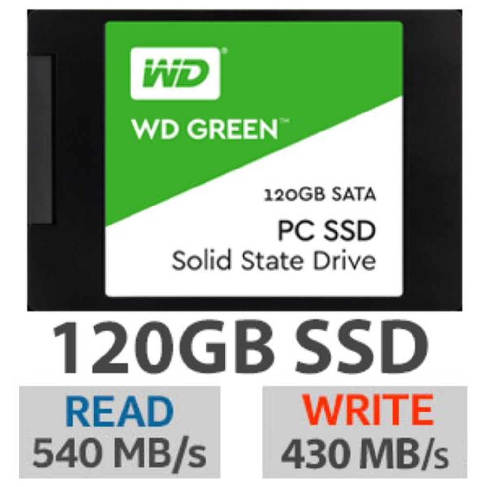 HD SSD de 120GB Sata Western Digital Green - WDS120G1G0A