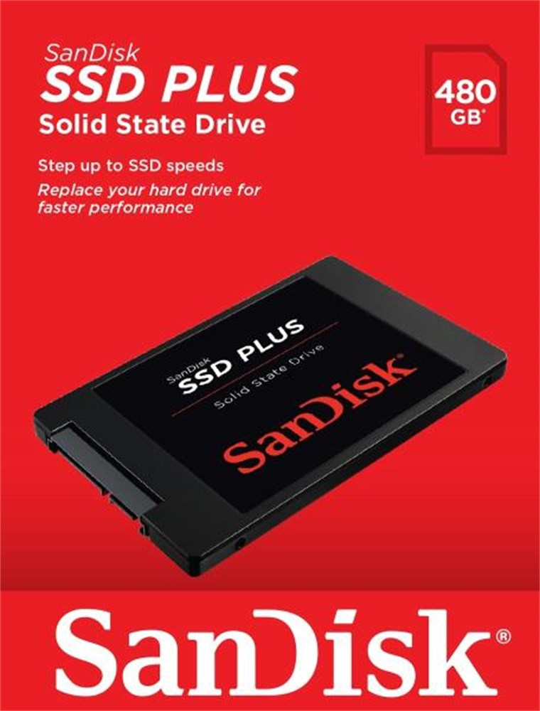 HD SSD de 480GB Sata Sandisk Plus G26 - SDSSDA-240G-G26