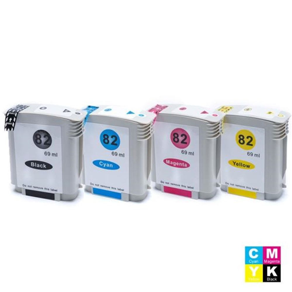Cartucho De Tinta Kit HP 82Xl Color compatvel