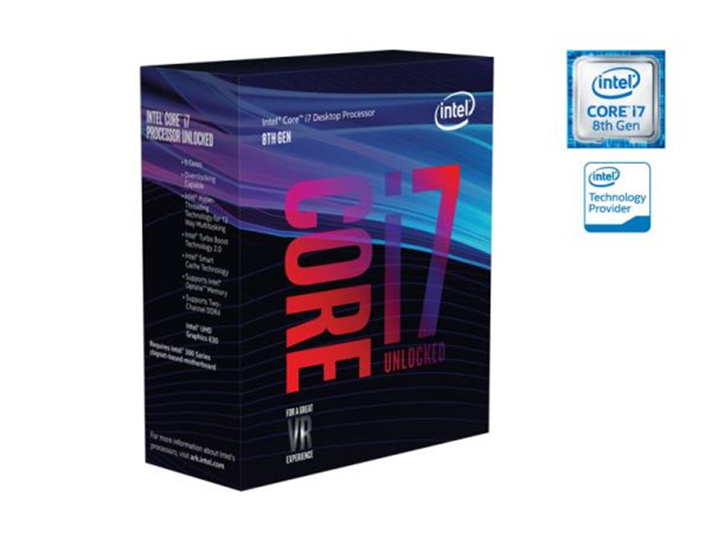 Processador Intel LGA 1151 Core i7-8700 3.2Ghz 12Mb *Sem Cooler 8G