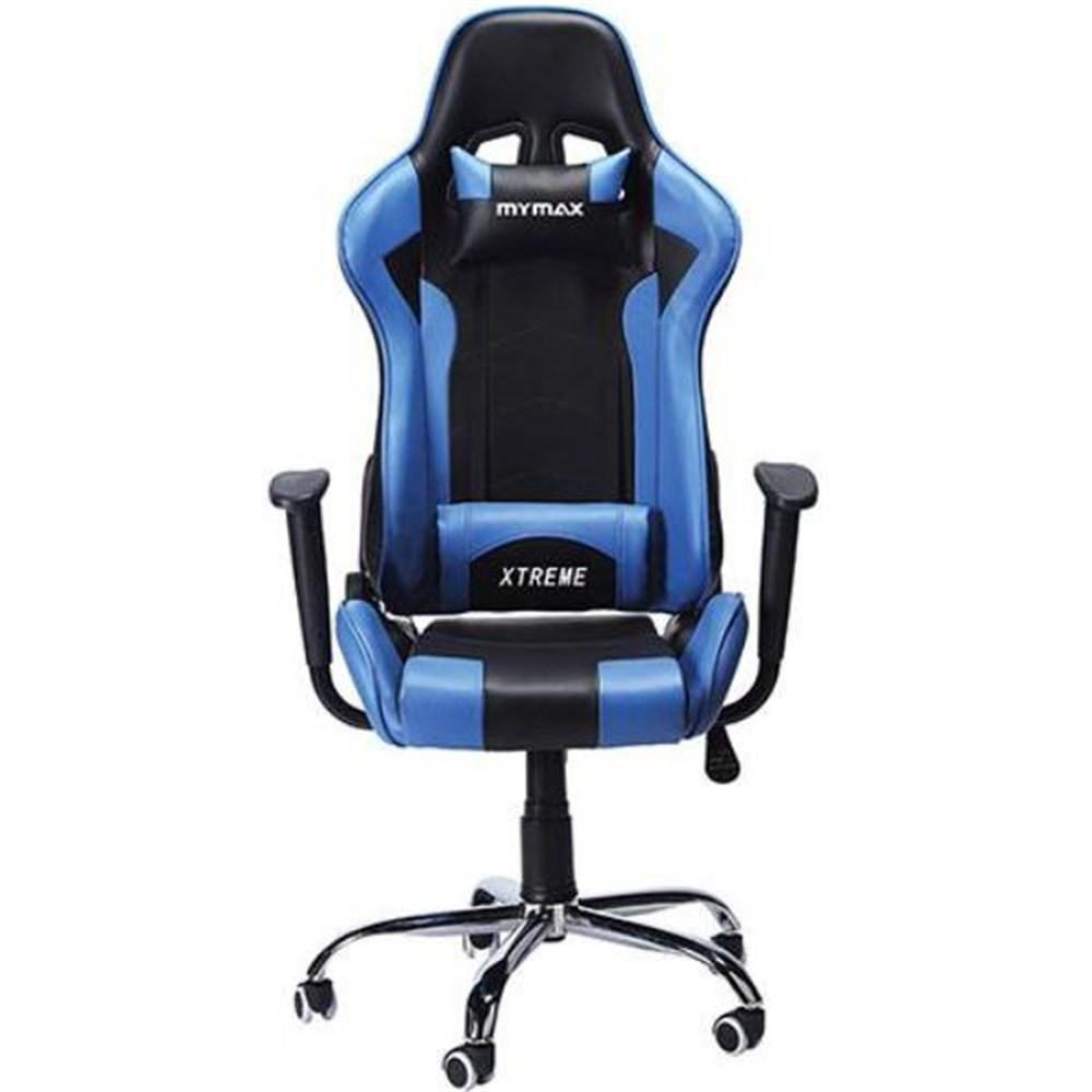 Cadeira Gamer Mymax Mx7 Preto E Azul Mgch-002/Bl