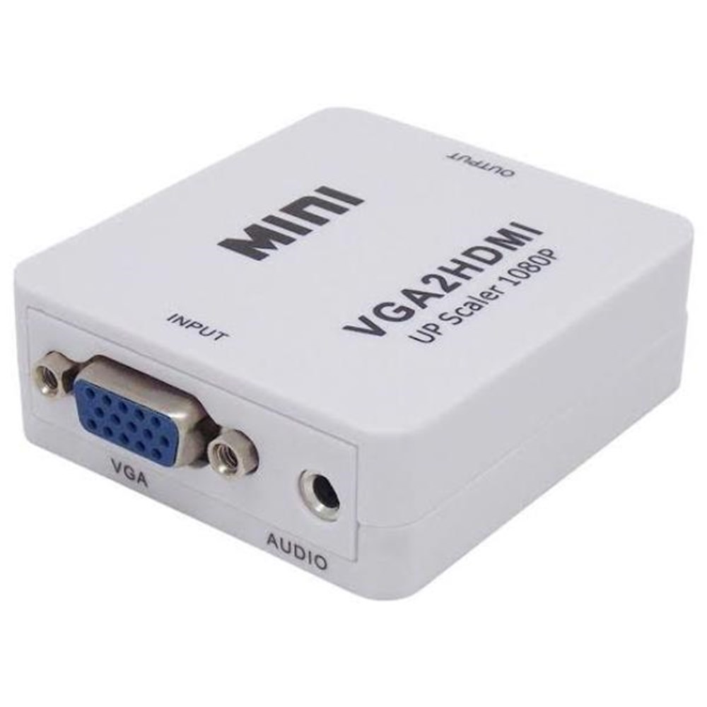 Adaptador Conversor VGA para HDMI Branco