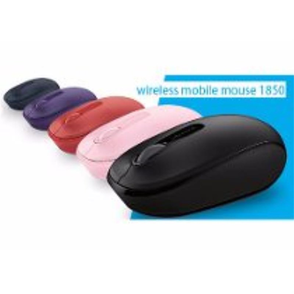 Mouse Sem Fio Microsoft Mobile 1850 Azul Claro - U7Z00055