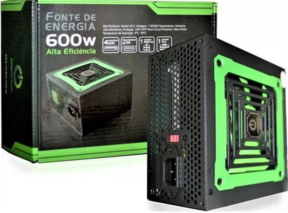 Fonte ATX 600W One Power - MP600W3-I