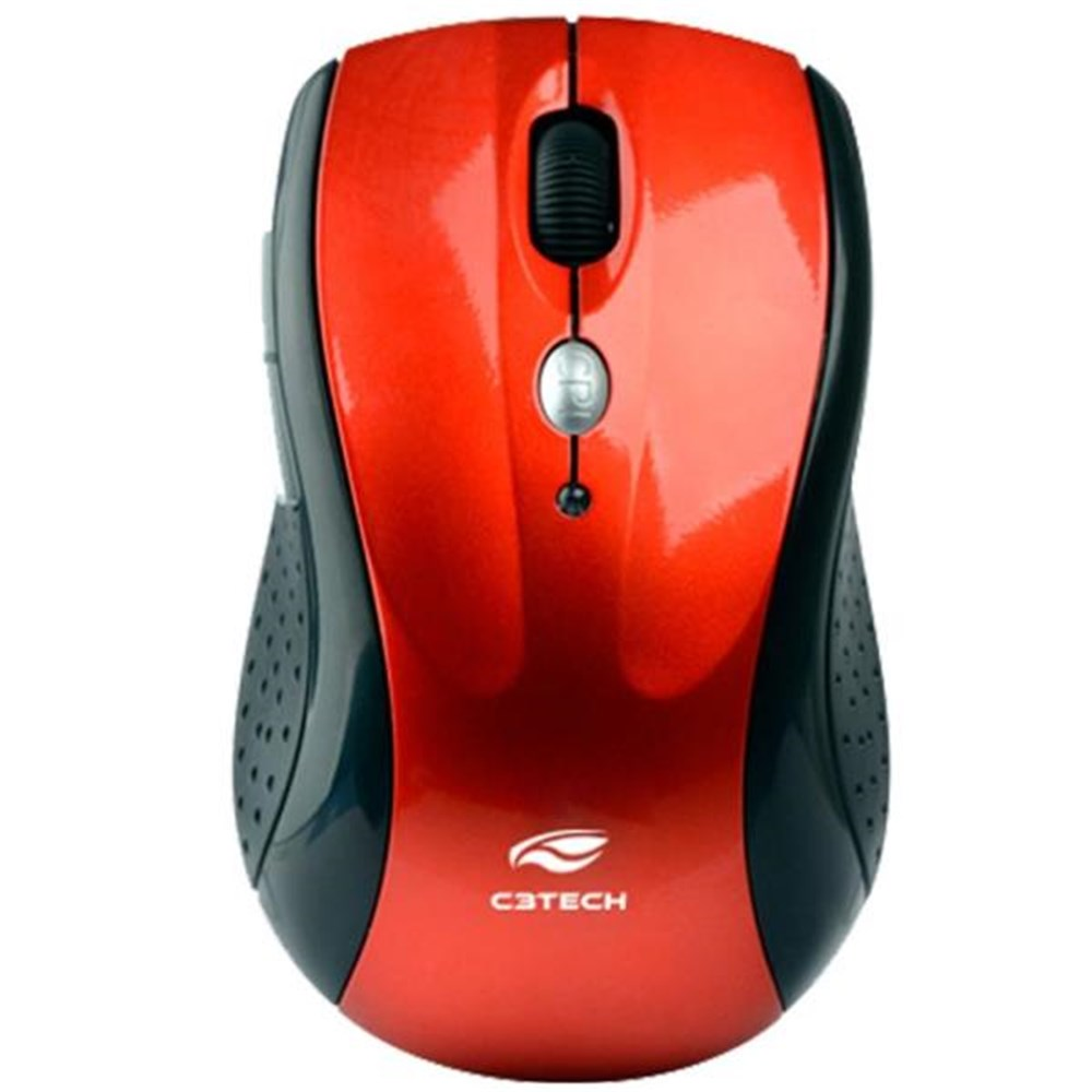 Mouse Sem Fio C3Tech M-W012RD Vermelho