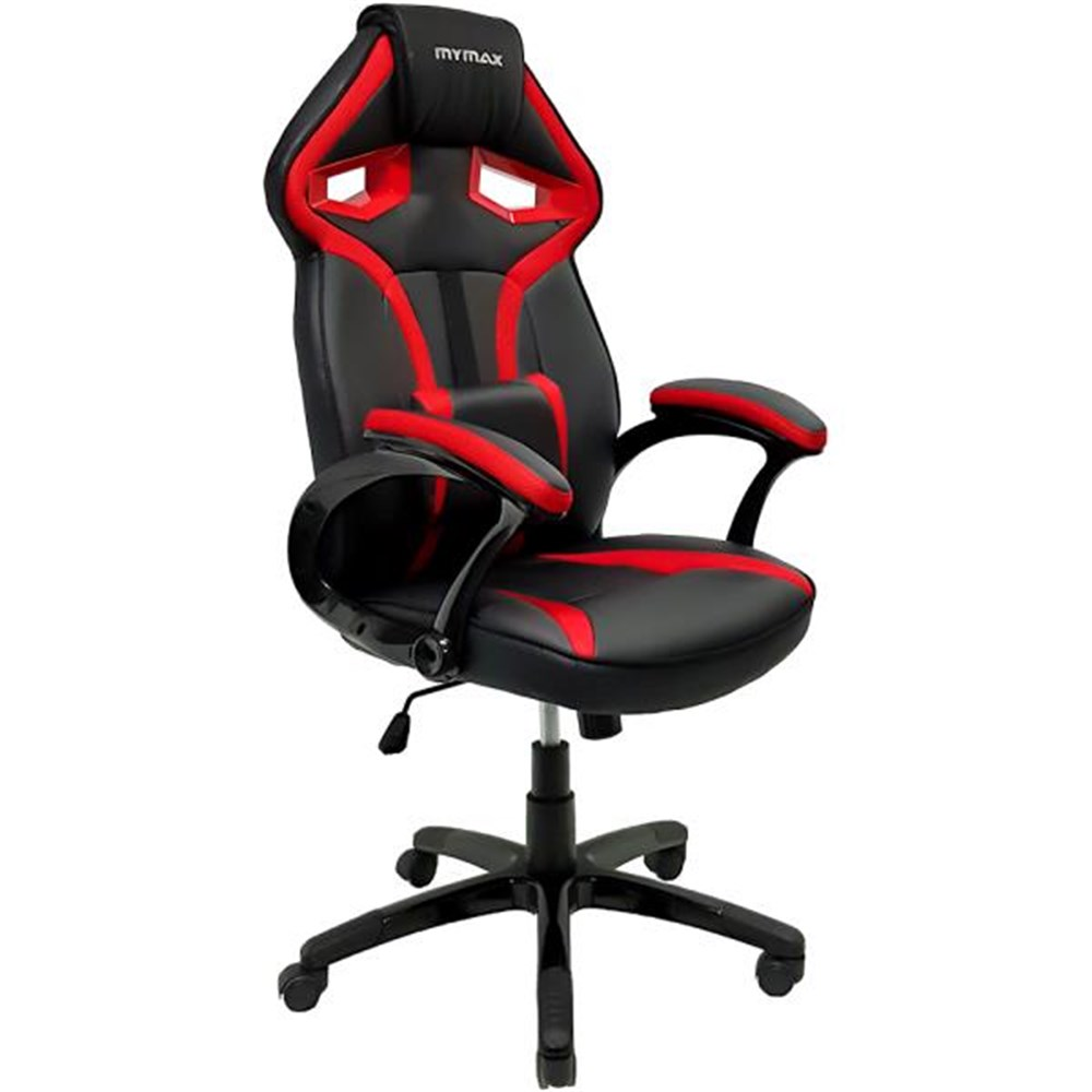 Cadeira Gamer Mymax MX1 Vermelho e Preto MGCH-8131/RD