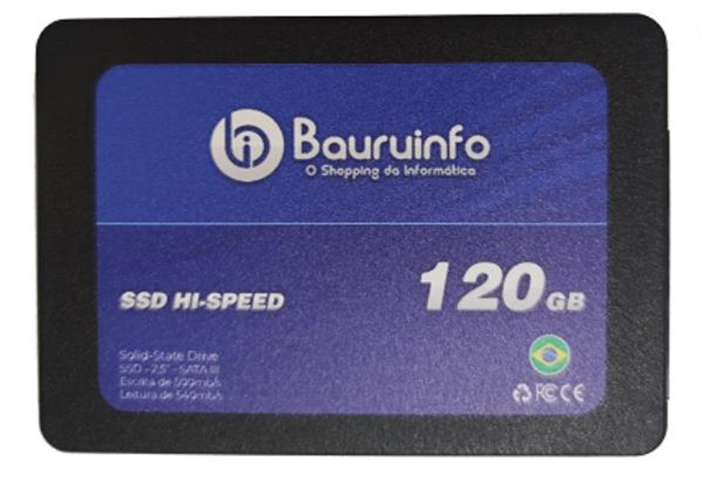 HD SSD de 120GB Sata Bauruinfo