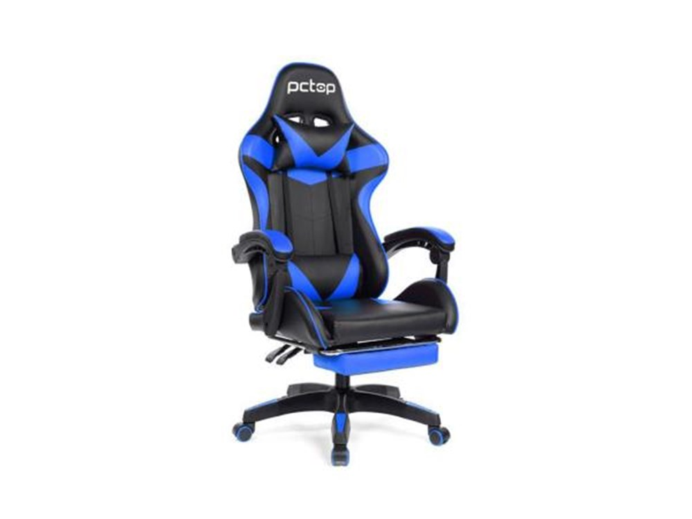 Cadeira Gamer PcTop Racer SE1006 Azul