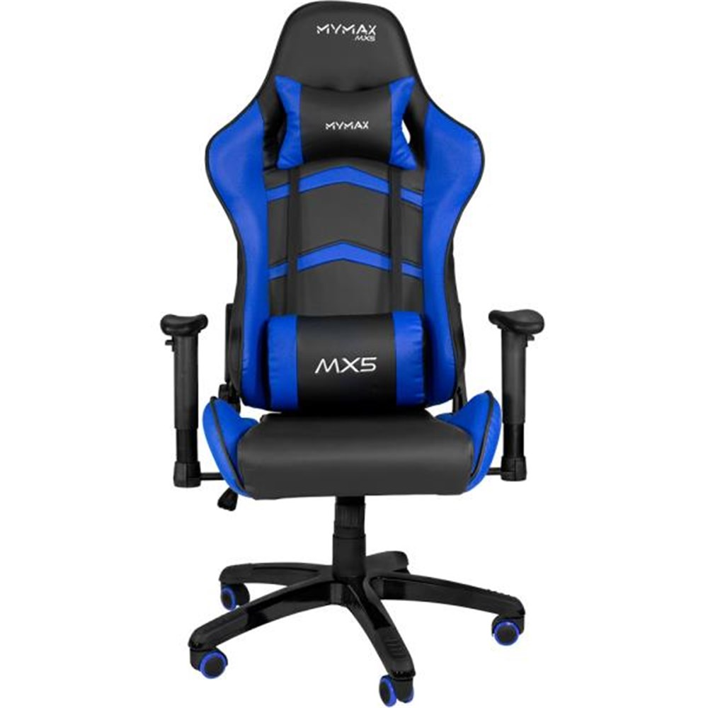 Cadeira Gamer Mx5 Mymax Preto e Azul MGCH-MX5/BL