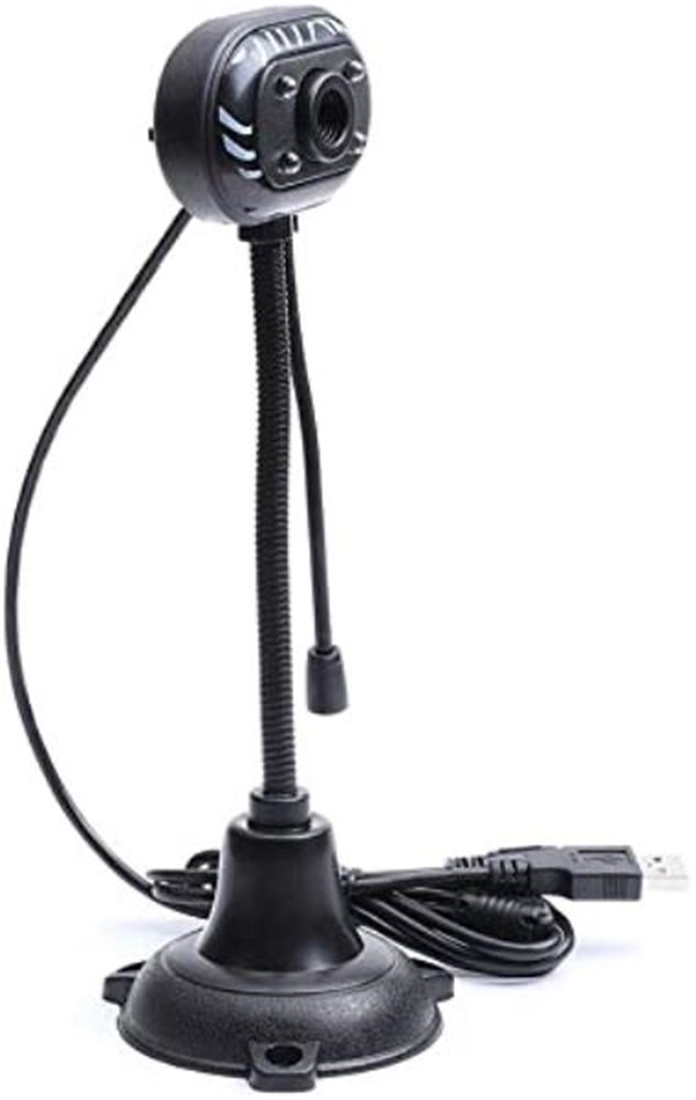 Webcam HD 1280P DUEX Base e Microfone Articulados DX CA200