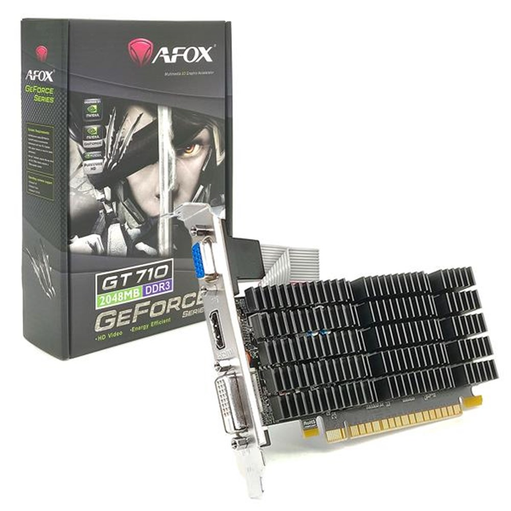 Placa de Vdeo GPU 2Gb GT710 DDR3 64Bits Afox