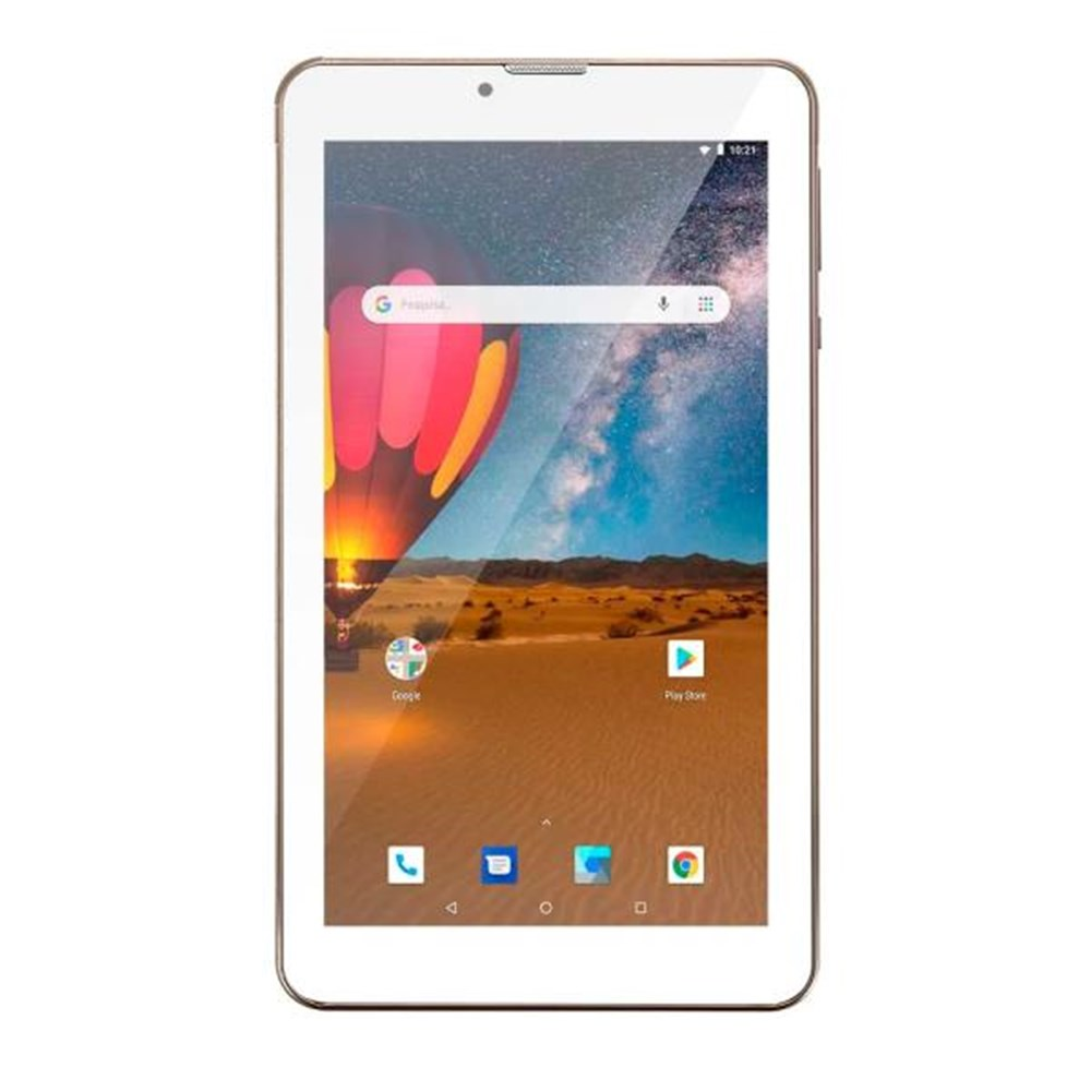 Tablet Multilaser M7 3G Plus Dual Chip Quad Core 1 GB de Ram Memria 16 GB Tela 7 Polegadas Dourado  NB306