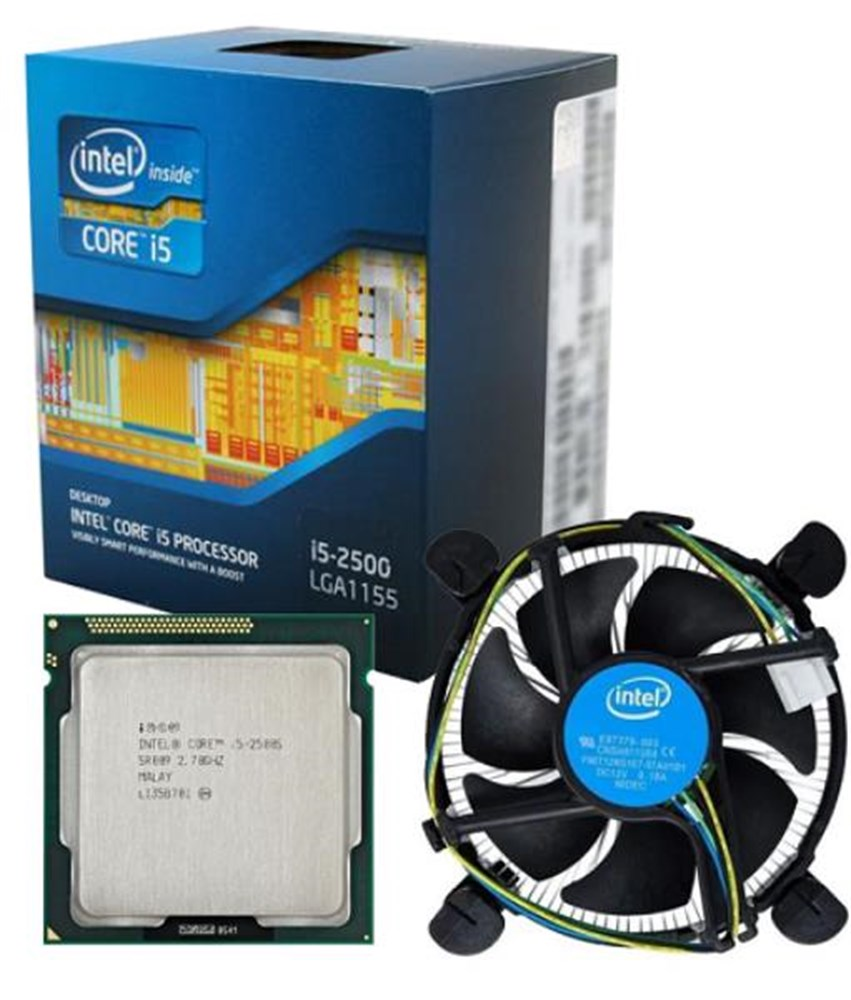 Processador LGA 1155 Intel Core i5-2500 3.3Ghz 6Mb Com Cooler 2G