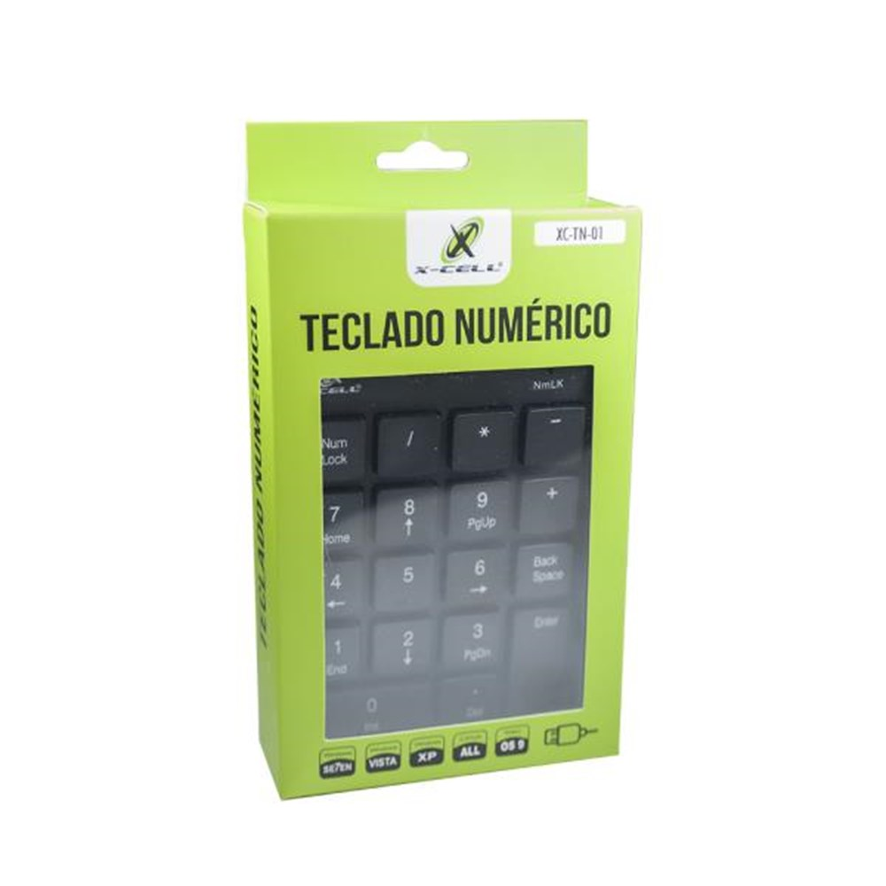 Teclado Numerico USB Flex Gold XC-TN-01 Preto