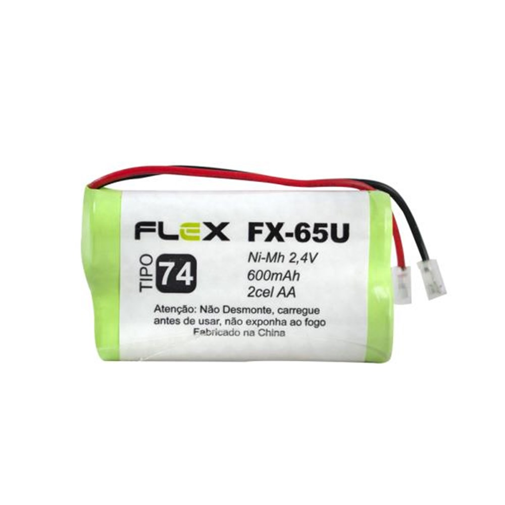 Bateria paraTelefone sem fio 2.4V 600mAh Flex Gold FX-65U