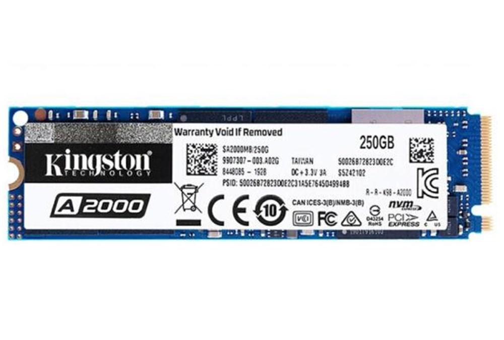 HD SSD de 250GB M.2 2280 NVMe Kingston NV1 - SNVS/250G