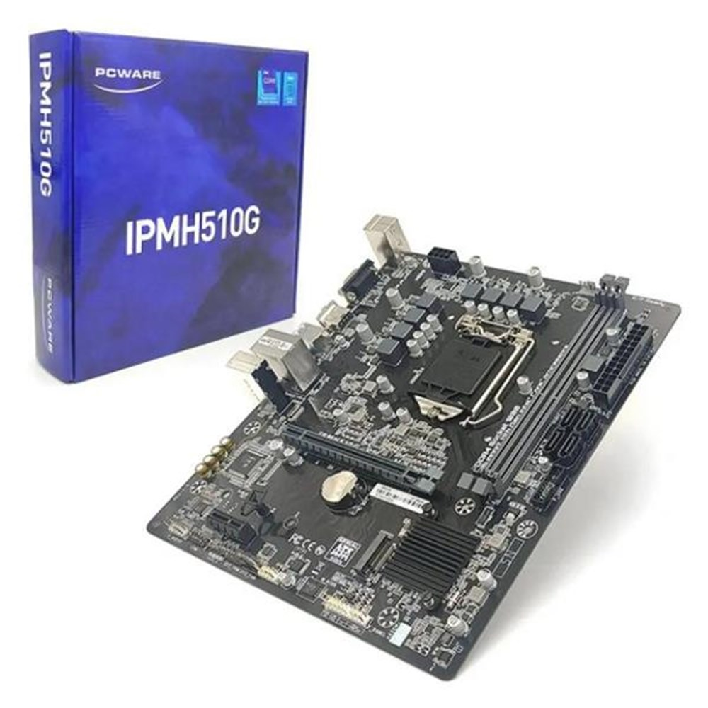 Placa Me Intel LGA 1200 PcWare IPMH510G DDR4 USB 3.0 M.2 HDMI / VGA