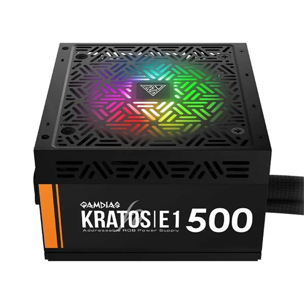 Fonte ATX 500W Gamdias Kratos E1 - ADD-RGB G-Z500ZZZ