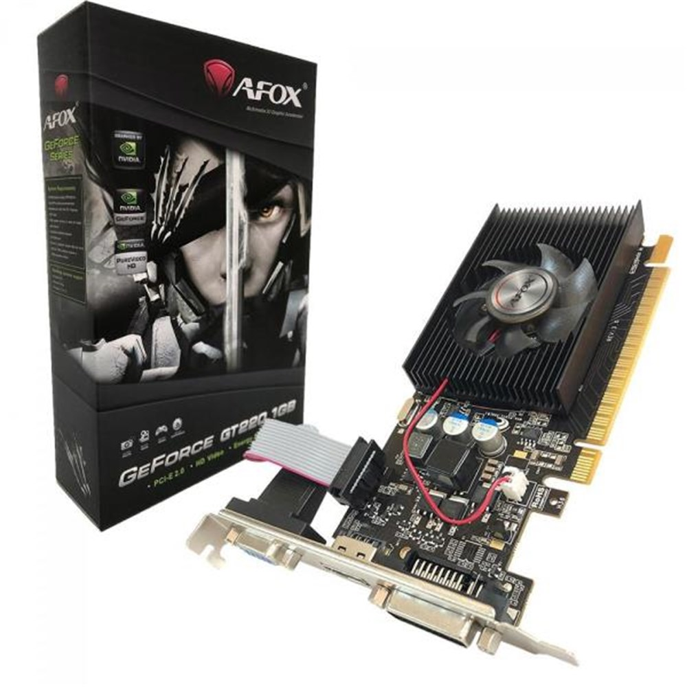 Placa de Vdeo GPU 1GB GT 220 DDR3 64Bits AFOX