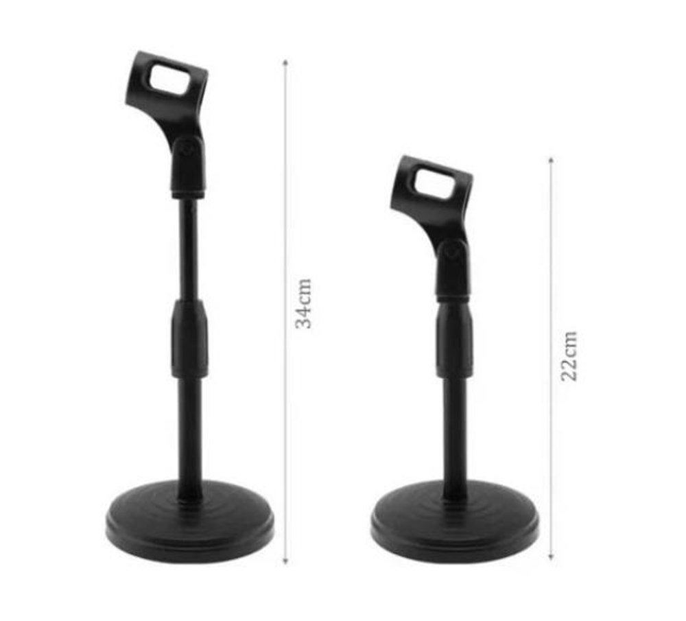 Suporte Pedestal Mini Para Microfone LE-3602 - Lelong
