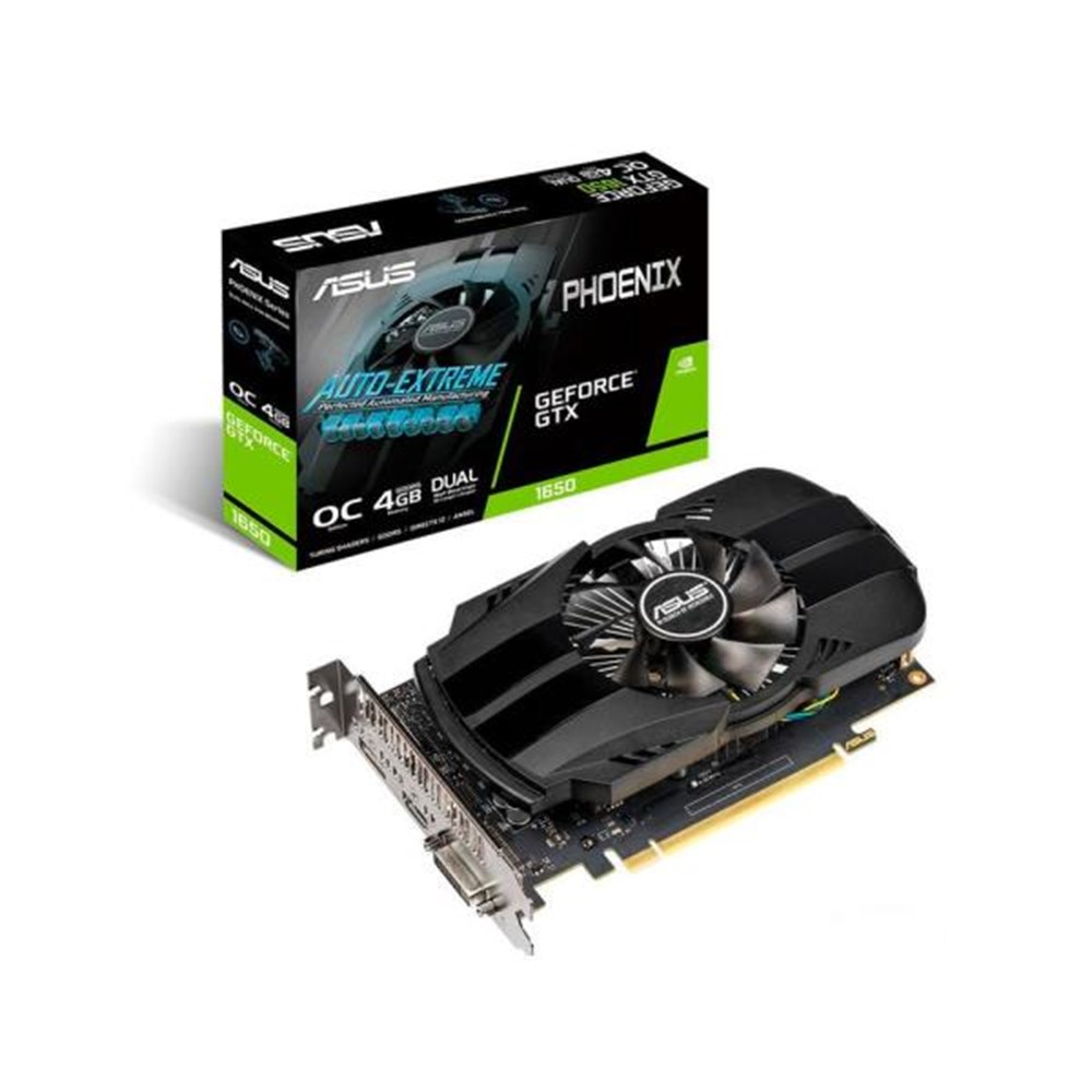 Placa de Vídeo GPU 4Gb GTX1650 DDR6 128Bits Asus PH-GTX1650-O4G