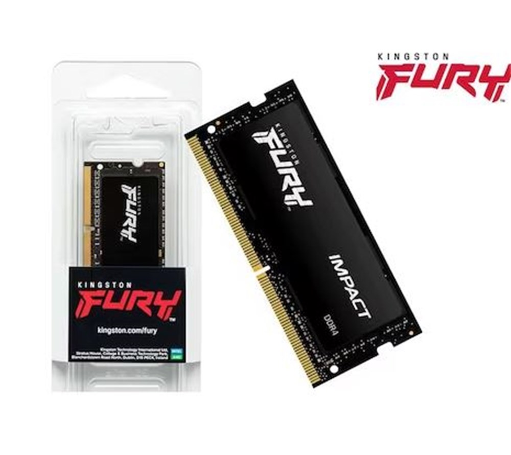 Memoria para Notebook DDR4 8GB 2666Mhz Kingston HyperX Fury Black KF426S15lB/8