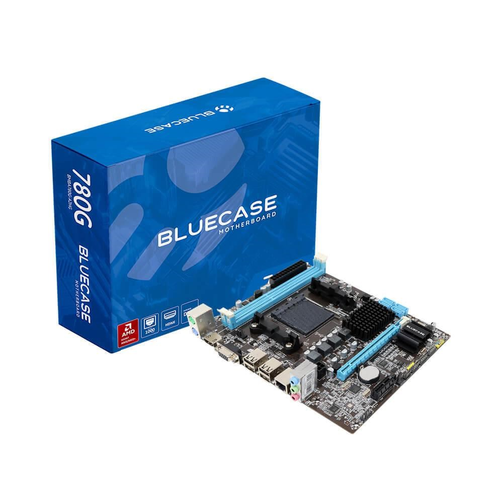 Placa Me AMD AM3+ BlueCase 780G BMBA780G-A2HG DDR3 VGA / HDMI / GigaLan